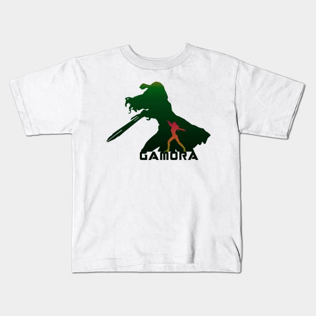 Gamora gradient Kids T-Shirt by Thisepisodeisabout